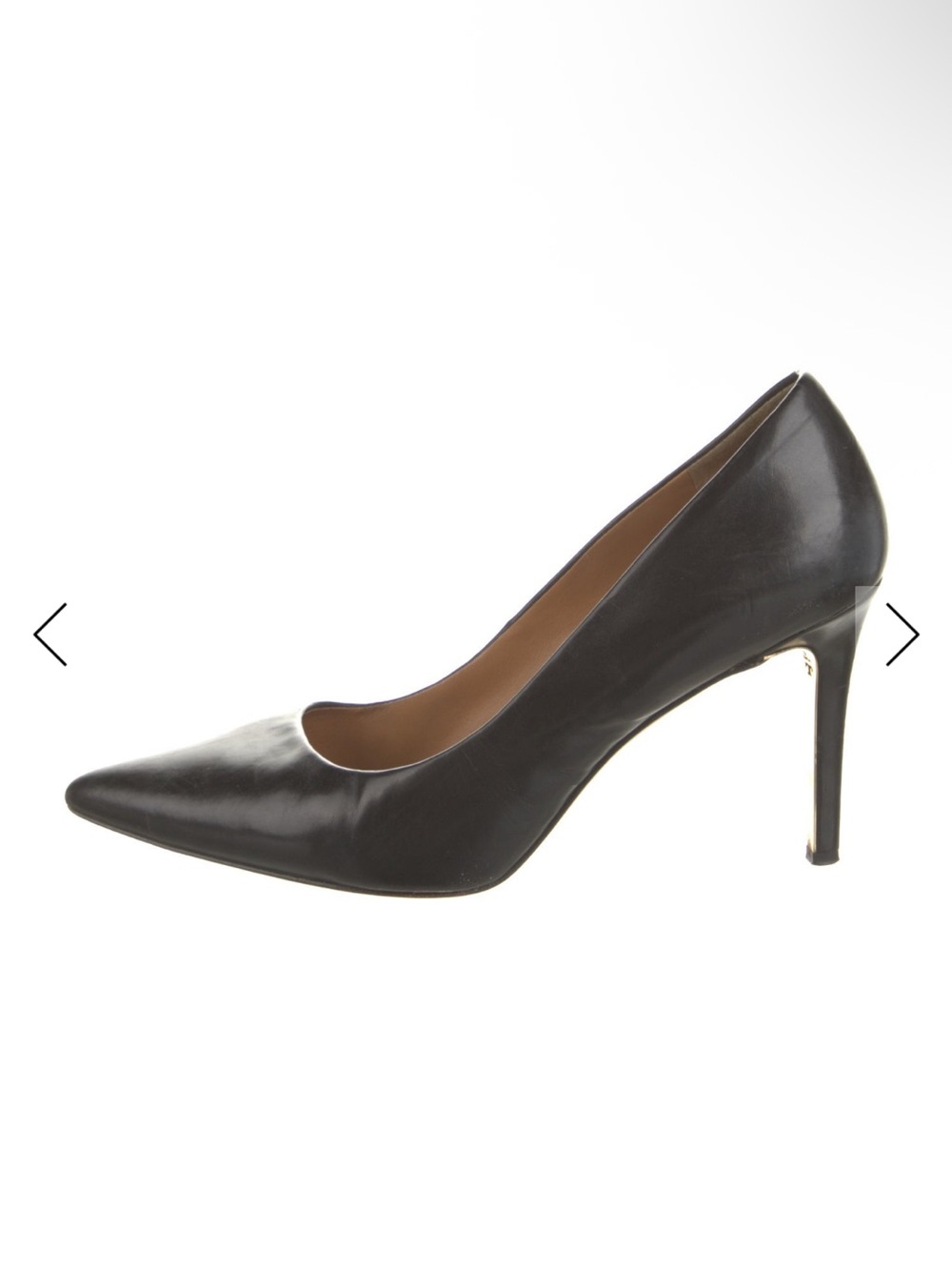 Black Pointed Toe High Heel Pump - Tory Burch